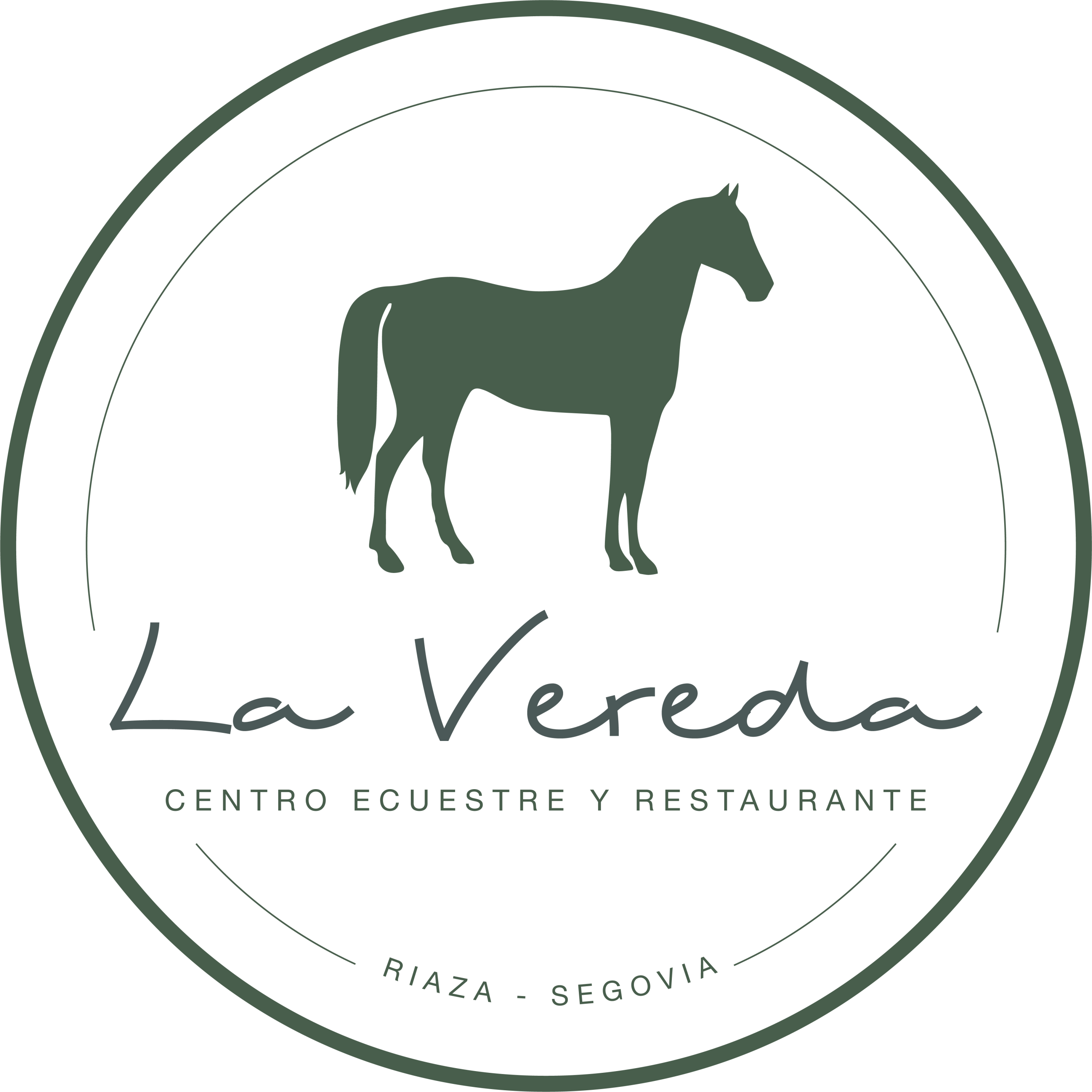 Logo Caballos La Vereda centro ecuestre y restaurante en Riaza Segovia